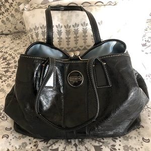 Coach pebble leather satchel